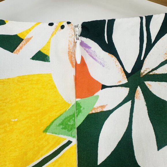 Maggy London Multicolor Floral Sleeveless V-Neck Ruffle Zip Maxi Dress Petite 4 - Picture 11 of 12